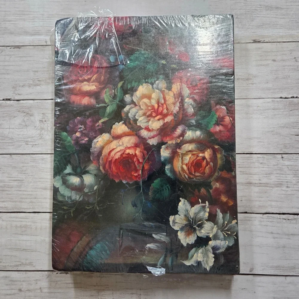 LaVie Floral Rose Stationery Letter Set Chest Vintage Victorian